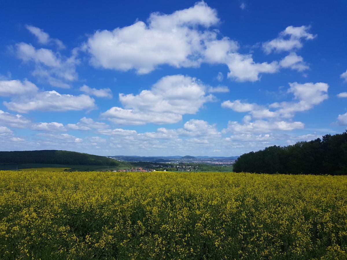Ferienwohnung Am Sonnigen Haimberg Fulda Esterno foto