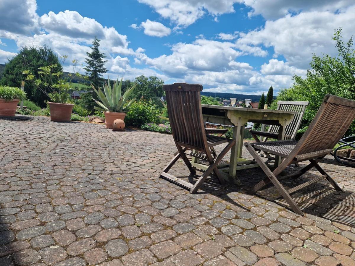 Ferienwohnung Am Sonnigen Haimberg Fulda Esterno foto